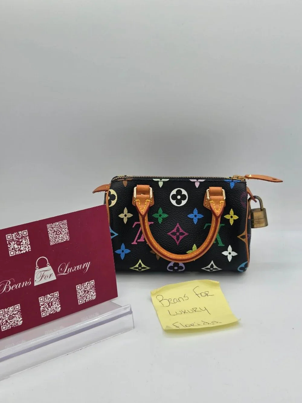 Louis Vuitton Monogram Multicolor Mini Sac HL Speedy – Black | Takashi Murakami